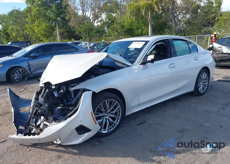 2024 BMW 330I из США, поврежденный, VIN 3MW69FF07R8E63764